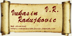 Vukašin Radujković vizit kartica